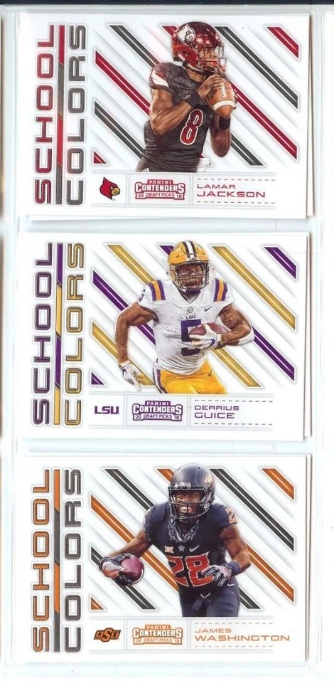 2018 Panini Contenders Draft Picks RC ROOKIE SCHOOL COLORS YOU PICK LAMAR ETC - Image 1 of 1