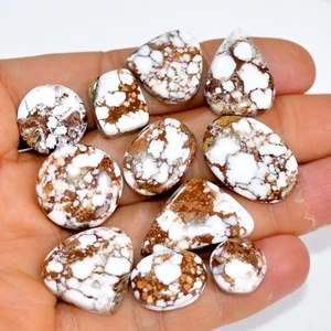 11Pcs 154Ct Natural Wild Horse Jasper Cabochon Gemstone Lot 25x14 10x10mm #15429 - Picture 1 of 6