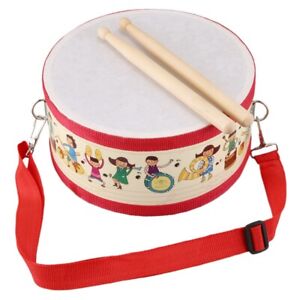 Drum Wood Kids Early Educational Musical Instrument For Children Beat 