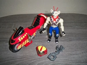 1993 Galoob Biker Mice From Mars Vinnie With Radical Rocket Sled 100% COMPLETE - Picture 1 of 7