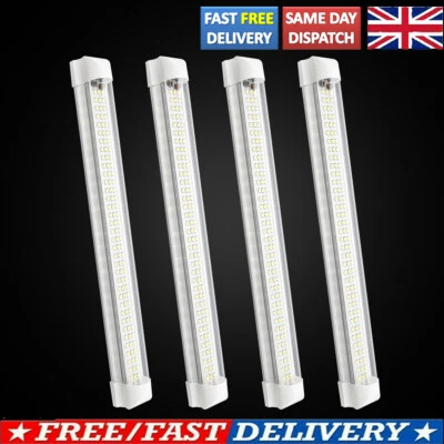 108LED Interior Lights Strip Bar Car Bus Van Caravan ON/OFF Switch 12V 12 VOLT - Image 1 of 4