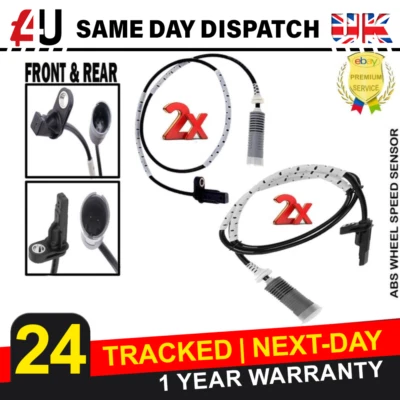 4X SENSOR DE VELOCIDAD ABS BMW 130i 135i 325i 330i 335i 325d 330d DELANTERO Y TRASERO  Foto 1 de 4