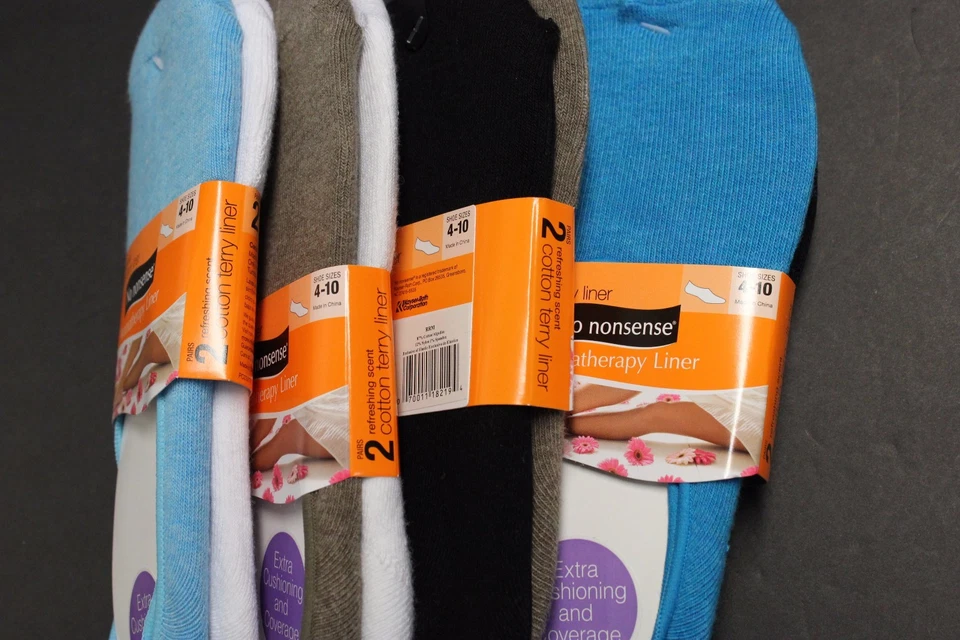 2 pares de zapatos de rizo de algodón con forro de aromaterapia sin tonterías 4-10 amortiguación Foto 1 de 4