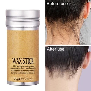 Hair Wax Stick Hair Non-Greasy Styling Cream Hair Pomade Stick Long-Lasting 75g - Picture 1 of 10