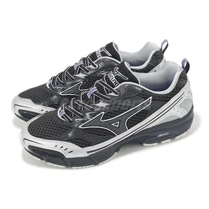 Mizuno MXR Black Silver Men Unisex Casual Sport Style Shoes Sneakers D1GA2515-01 - Picture 1 of 8