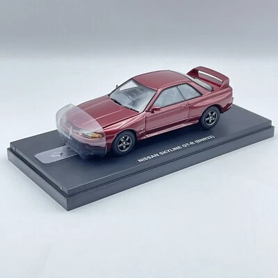 KYOSHO 1/43 NISSAN 1994 SKYLINE GT-R R32 (BNR32) Model Car Red - Image 1 of 4