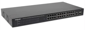 Intellinet 560559 IPS-24GM02-240W, 24 Port Ethernet Switch with 2 SFP Ports - Picture 1 of 1