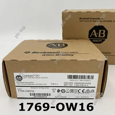 Módulo de salida de relé CompactLogix AB 1769-OW16 nuevo sellado de fábrica 1769OW16 TX Foto 1 de 4