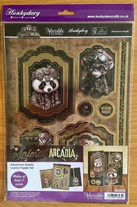 Hunkydory Crafts Animal Arcadia - Set Topper Avventura Aspetta Kit Creazione Carte - Foto 1 di 3