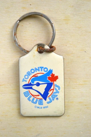 Vintage Toronto Blue Jays Keychain 1992 MLB Made USA By Crownmark Cover