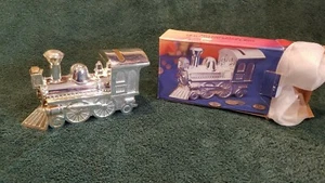 Spardose Zug Lok Lok Eisenbahn Silberplatte Edel Top Neu - Bild 1 von 4