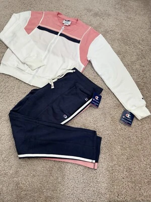NWT Champion Womens two-piece tracksuit set reverse weave Activewear Size S - Image 1 of 4
