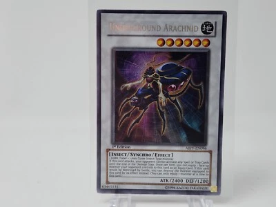 Yu-Gi-Oh! Underground Arachnid ABPF-EN096 1st Edition Secret Rare NM - Image 1 of 2