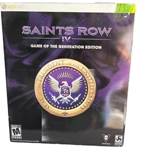 Saints Row IV 4 - Game of the Generation Edition - Xbox 360 NEW SEALED RARE! - Picture 1 of 13