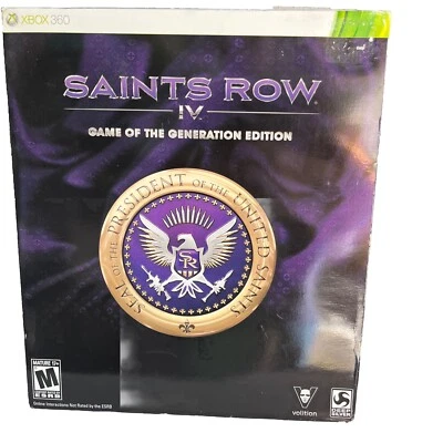 Saints Row IV 4 - 代游戏版 - Xbox 360 全新未拆封罕见! — 第 1/4 张图片