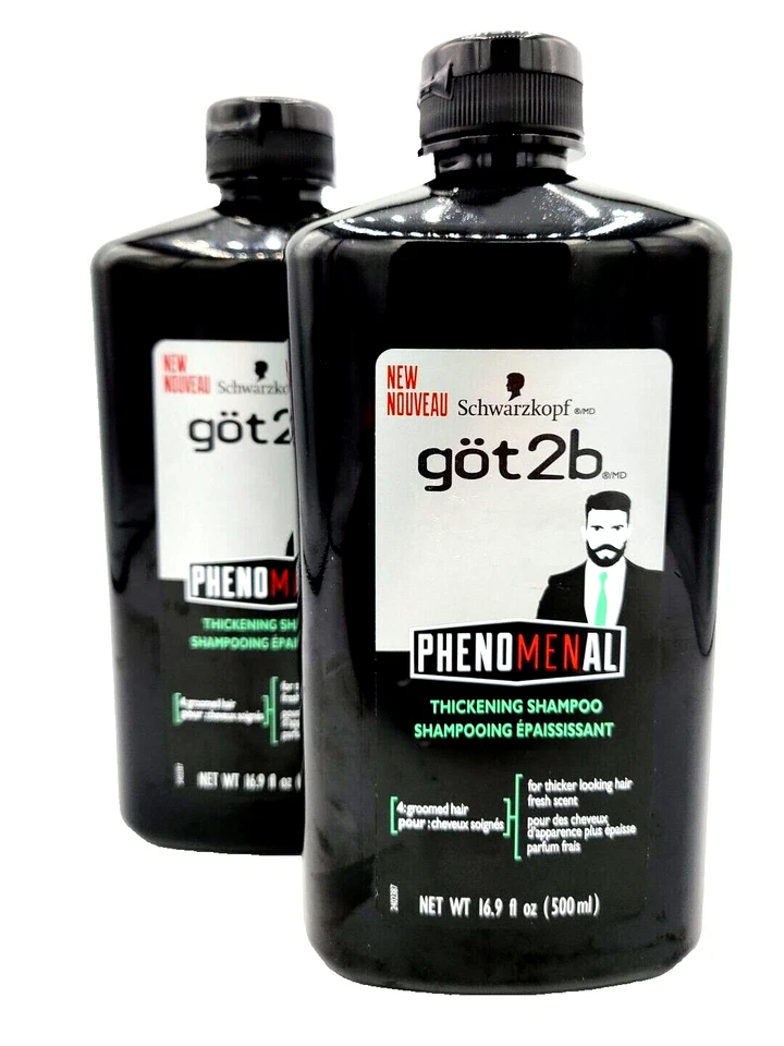 2x Got2b Phenomenal Thickening Shampoo Mens' Full Thick Hair 16.9 Oz - Image 1 of 1