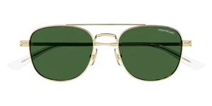 Montblanc MB0363S Sunglasses Male Gold  51mm New 100% Authentic - Picture 1 of 7