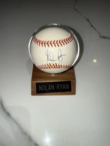 Nolan Ryan Autographed MLB Baseball, Signed, Angels, Astros, Rangers, Mets, COA - Picture 1 of 4