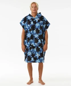Rip Curl Herren Kombi Kapuze Surf Surf Handtuch Poncho - Blau - Bild 1 von 14