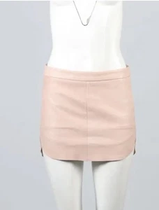 Michelle Mason Rock Größe 2 Blush Rosa Lammleder Mini Designer Luxus - Bild 1 von 8