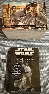 2013 Topps🔥STAR WARS Illustrated A New Hope Complete Base Set (100) w/Wrapper💥 - Image 1 of 4