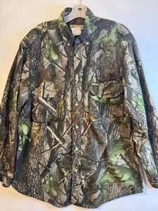 Guide Series Men's Realtree Hardwoods Camo Long Sleeve Button Down Shirt Sz XL - Picture 1 of 3