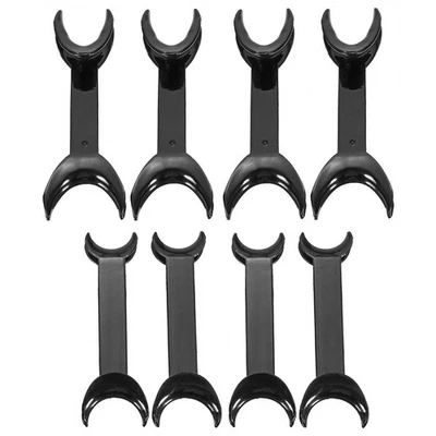8 Piezas Forma de T Negro Intraoral Memulo Labio Retractor Doble Cabeza Abridor Bucal para... Foto 1 de 4