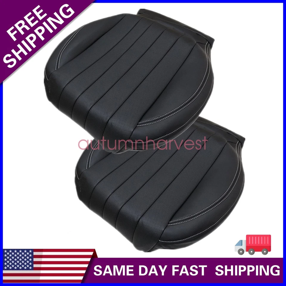 For Mercedes Benz E300 E350 E400 E450 2017-2020 Front Bottom Seat Cover Black - Изображение 1 из 1