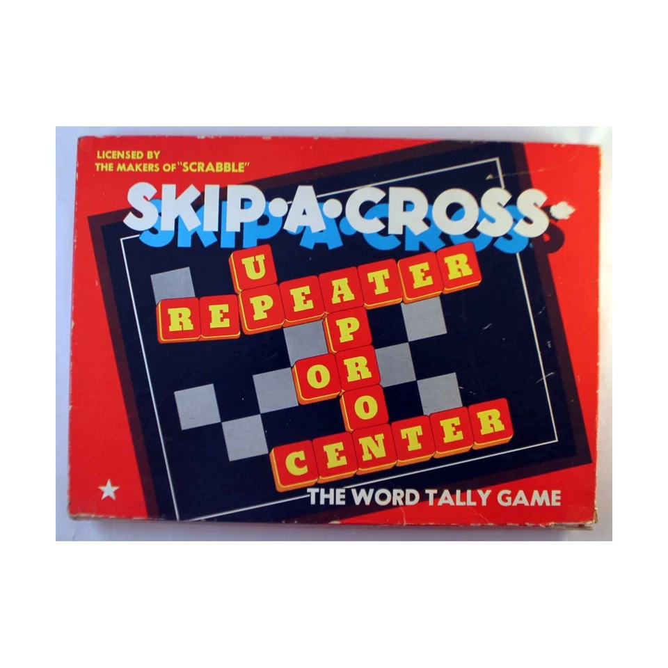 Cadaco Boardgame Skip-a-Cross (1953 Ed) Box Fair+ - Image 1 of 1