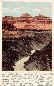 Postal AZ: Granite Gorge, Grand Canyon NP, Arizona, Detroit Pub publicada 1906 - Imagen 1 de 2