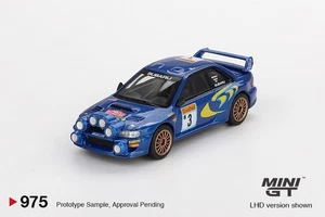 Mini GT #975 Subaru Impreza WRC98 1998 Rally Monte-Carlo 3rd Place 3 - Picture 1 of 3