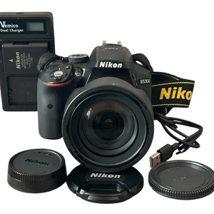 Nikon D D5300 24.2MP Digital SLR Camera - Black (Kit/w AF-S NIKKOR ED 18-70mm) - Picture 1 of 18