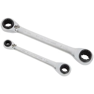 WERCKMANN Professional Tools CR-V 2 Piece Double End Ratchet Spanners 8-19mm - Picture 1 of 3