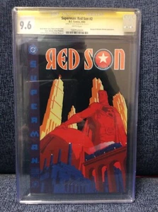 SUPERMAN: RED SON #2 CGC 9.6 DC COMICS 2003 *SIGNED BY DAVE JOHNSON - Picture 1 of 2