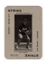 2005 Throwback Threads Polo Grounds #68 Eric Chavez #3/25