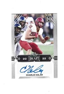 2022 Leaf Draft Prospects Autographs Blue #BACK1 Charlie Kolar IOWA ST RAVENS N - Picture 1 of 1