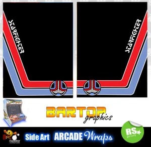 Last Starfighter Arcade Seite Artwork Panel Aufkleber Grafik alle Größen - Bild 1 von 2