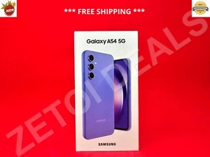 **BRAND NEW** Samsung - Galaxy A54 5G 128GB UNLOCKED Phone - Awesome Violet - Picture 1 of 4