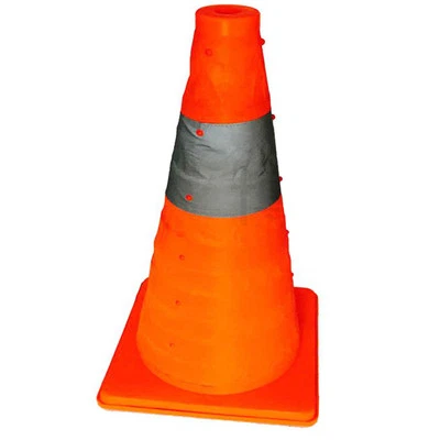 45 CM 18"Folding Collapsible Traffic Multi Purpose Pop up Reflective Safety Cone - Image 1 of 4