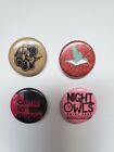Lot of (4)  lapel Pins Music rock star Small for purse or backpack Music Freeshi