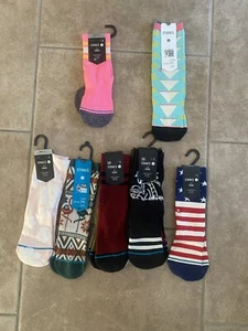 Stance Sock Lot Youth Small Medium Large 11 Pairs - Picture 1 of 5