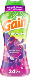 Gain Fireworks In-Wash Scent Booster Beads, Moonlight Breeze, 24 Oz - Picture 1 of 10