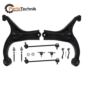 For 2006-2011 Hyundai Accent 10x Front Lower Control Arm Tie Rod Suspension Kit - Picture 1 of 12