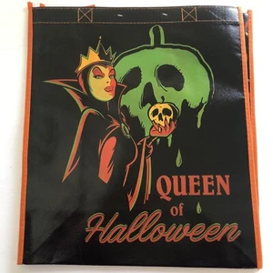 Borsa shopping grande riutilizzabile Disney Queen of Halloween nuova con etichette dolcetto o scherzetto - Foto 1 di 8