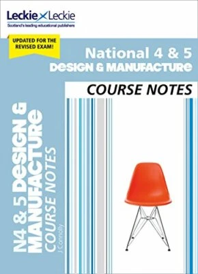 National 4/5 Design and Manufacture Course Notes for New 2019 Exams... by Leckie - Image 1 of 2
