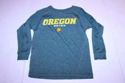 Youth Oregon Ducks S (8) L/S Athletic Shirt (Green) Adidas - Image 1 of 2