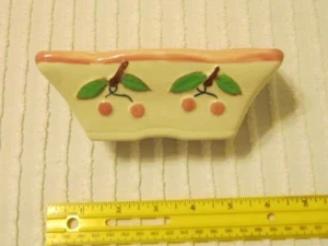 Japanische handbemalte rechteckige Blumenschüssel - Bild 1 von 6