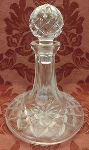 Waterford Crystal 8" Miniature Ships Decanter - Very Nice! - Picture 1 of 5