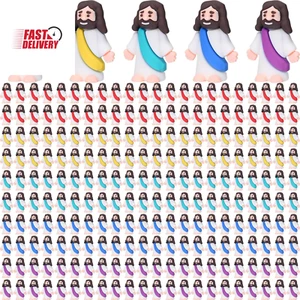 300 Pack Mini Jesus Figurines Bulk Little Jesus Figures Toys Religious Party Fav - Picture 1 of 12