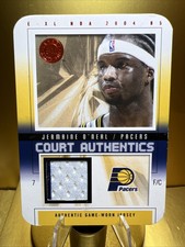 Jermaine O'Neal 2004-05 Skybox E-XL Game-Used  Jersey Card #d 66/75 R
